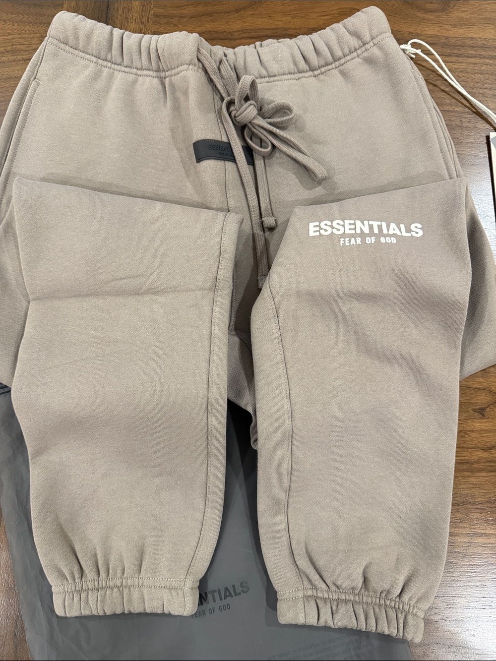 Fear of god essentials desert taup